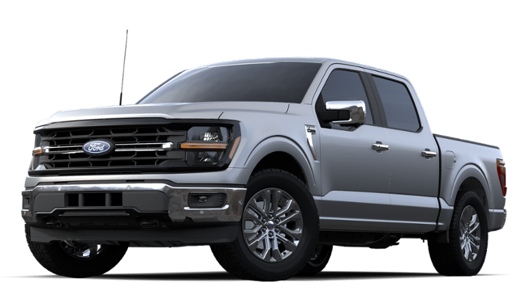 2024 Iconic Silver Metallic Ford F-150 XLT 4X4 Truck